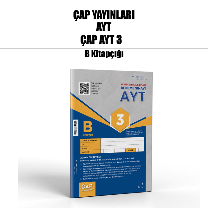 ÇAP YAYIN YKS AYT SNV 3-B - 25-26